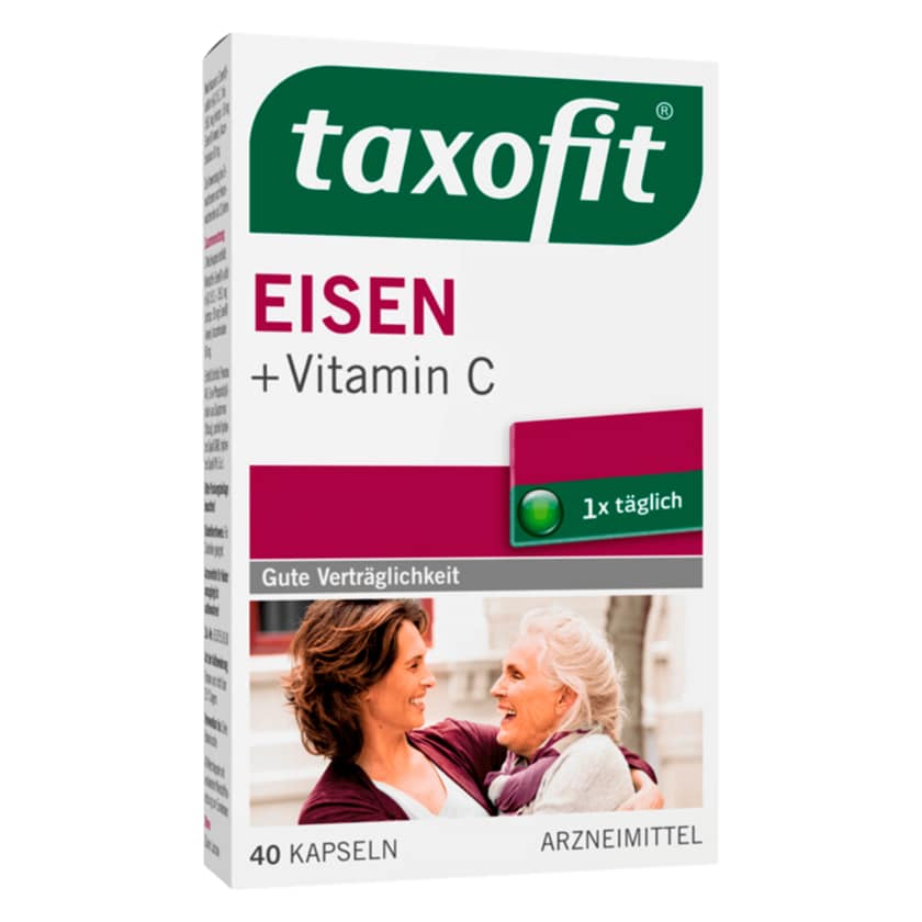 Taxofit Eisen + Vitamin C Kapseln 40 Stück